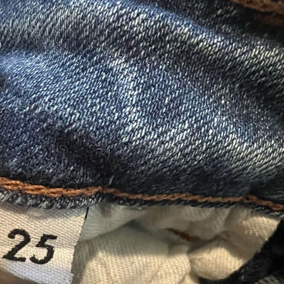 Ética High Rise Distressed Hem Skinny Jeans Size 25 - Picture 3 of 4